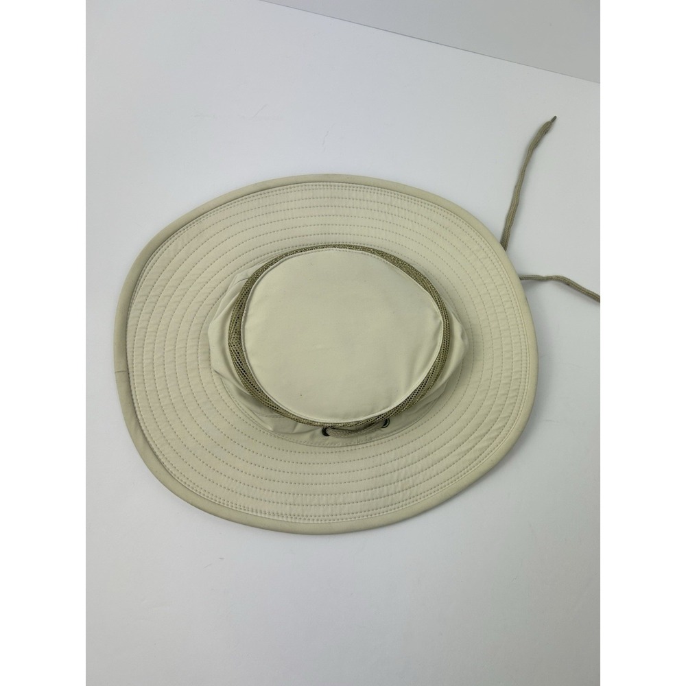 Henschel Hat USA Safari Sun Hat Khaki Wide Brim Mesh Vent Medium Outdoor Mens - Picture 4 of 8